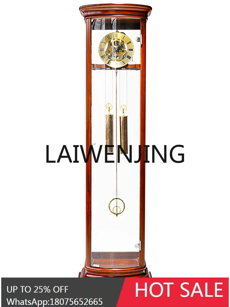 RWJ Solid Wood Creative Decoration New Chinese Machinery Light Luxury the Grandfather