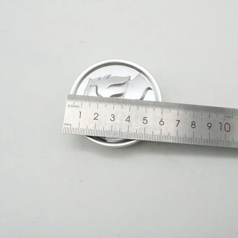 4 قطع 60 ملم شعار السيارة، غطاء محور العجلة المركزي، غطاء شارة مزخرف، فضي 92082400 لجنرال موتورز هولدن VX SS VT #4