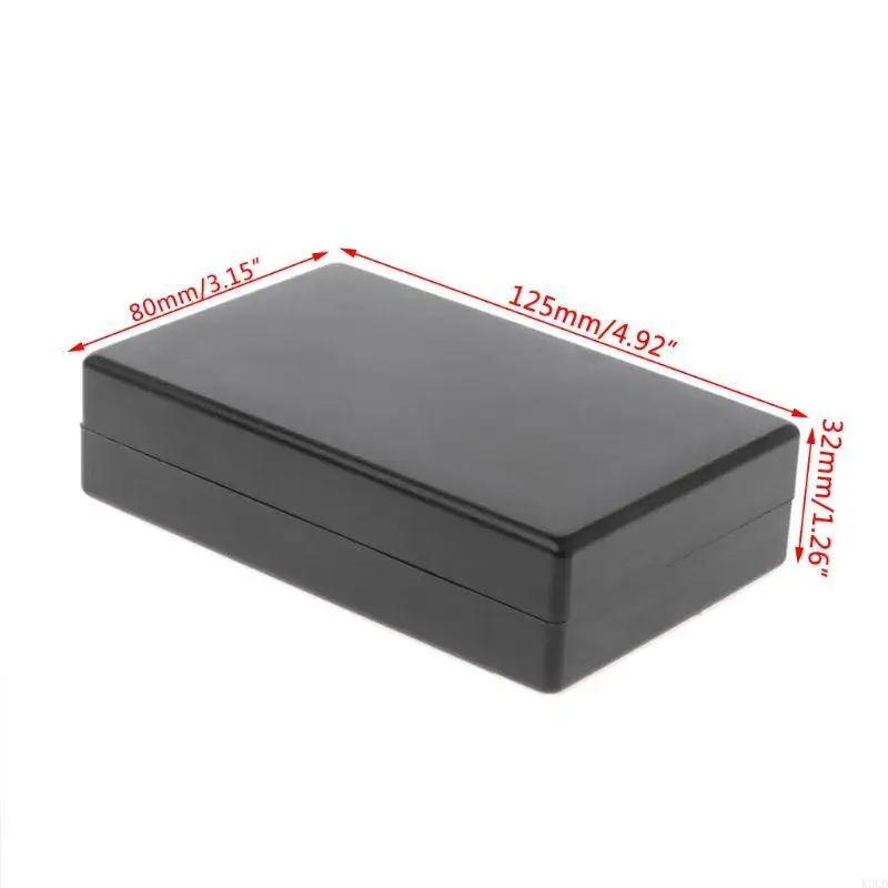 K3KD 125x80x32mm سوداء مقاوم للماء مربع الأداة الإلكترونية لاتصال الحالة