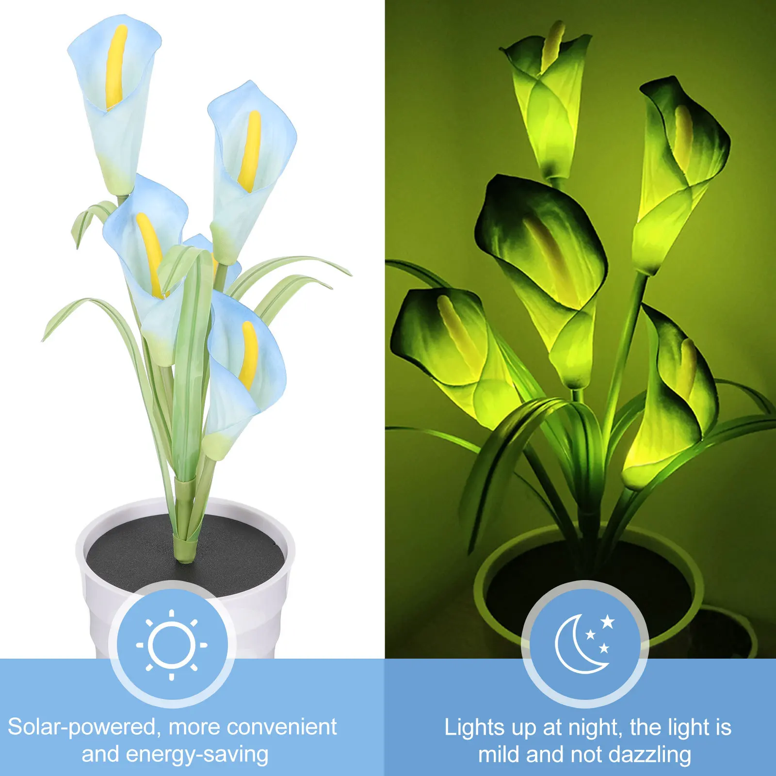 

Solar Garden Flower Light Waterproof Led Decor For Yard Lawn Patio Horse Lotus Lamp Outdoor Lighting Solar Powered