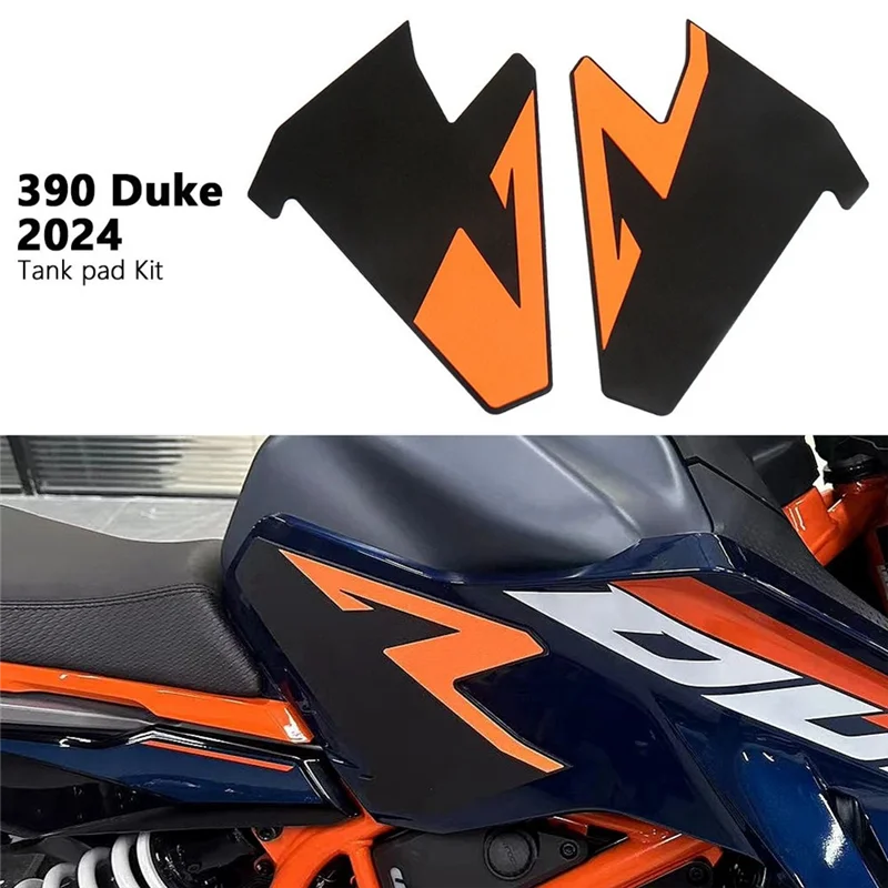

Motorcycle Side Gas Knee Grip Stickers Fuel Tank Pad Protector Anti-Slip Sticker For 390 DUKE 390Duke 390 Duke 2024