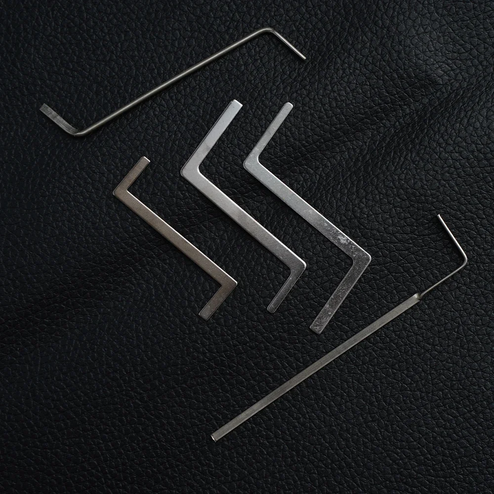 5/11Pcs Lock Pick Set Double-Head Tension Wrench Replacement Turning Tools Emergency Unlock Kit for Beginner DIY Locksmith image 4