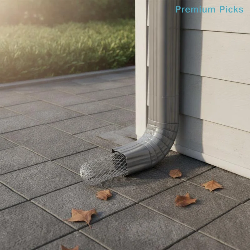 portable1/4Pcs Expanded Metal Gutter Guard Strainers Rust Resistant Anti Clog for Eaves Rain Gutter Drainage Maintenance