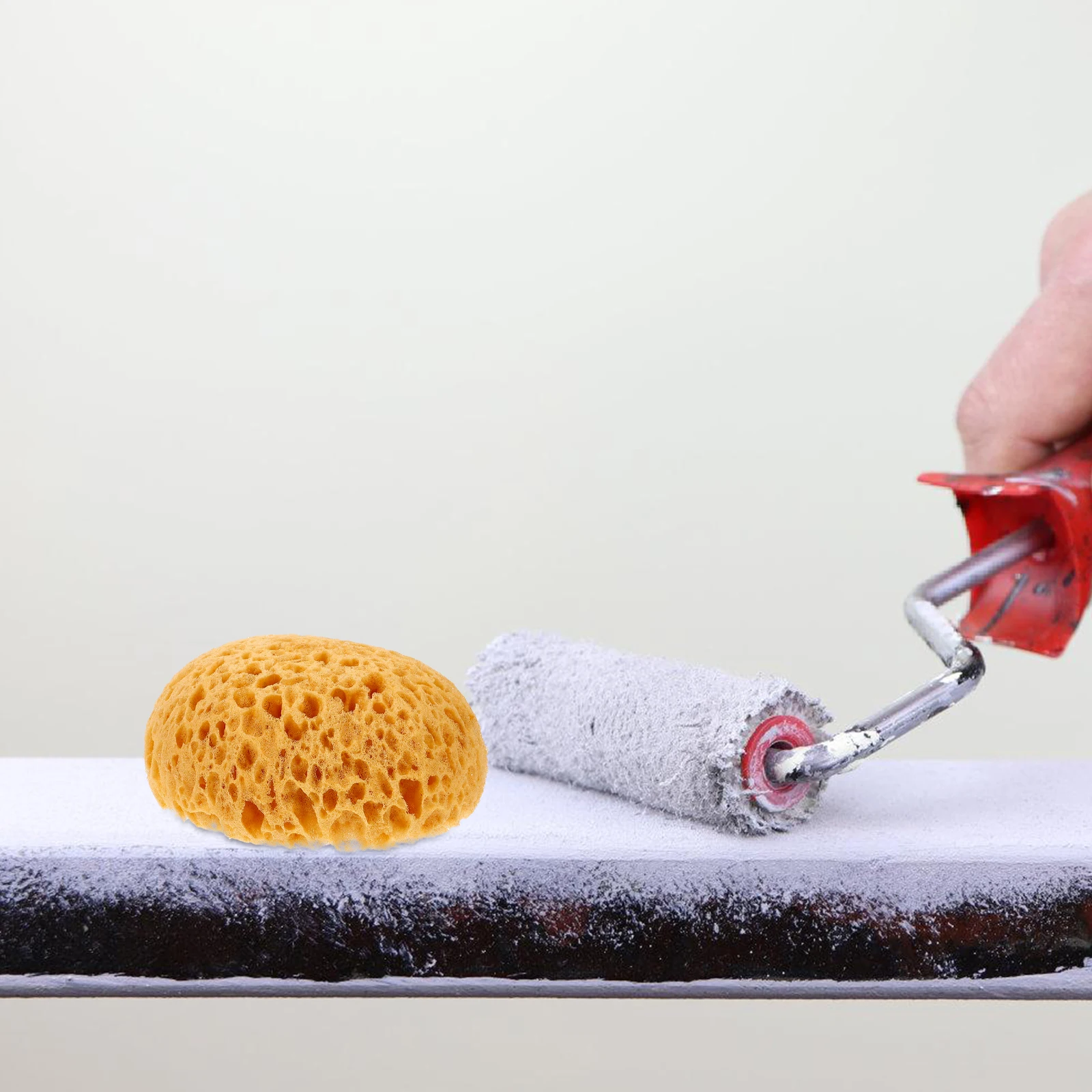 

2 Pcs Drywall Sponge Dishwashing Texture Dapping Painting Sponges Ceiling Repair Patch Heavy