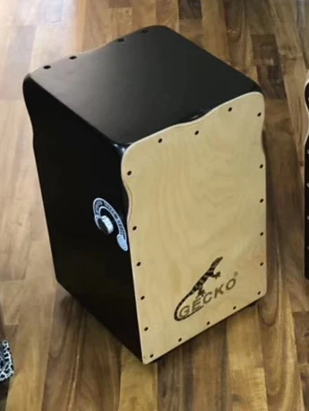 GECKO CL99 كاجون صندوق طبل الراقية اللاتينية اليدوية قرع أداة الرماد القيقب كاجون طبل مع سلسلة كمين قابل للتعديل #2