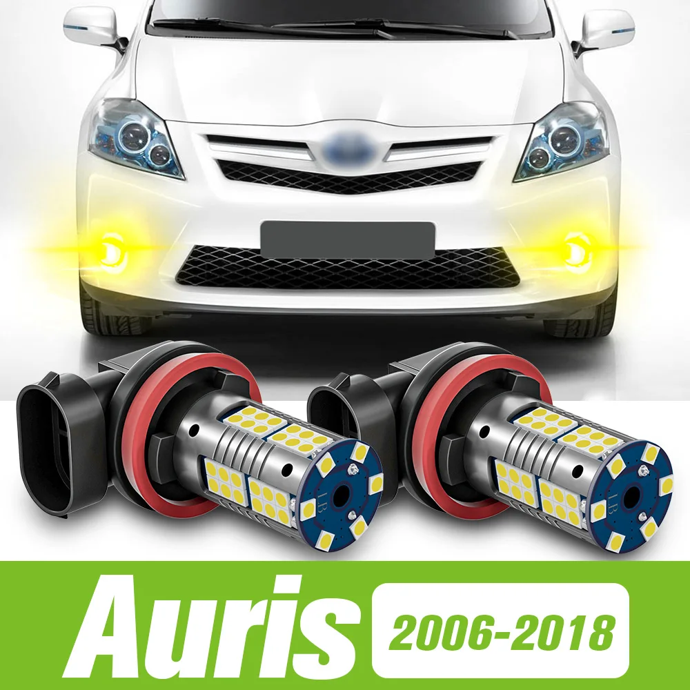 

2pcs For Toyota Auris 2006-2018 LED Fog Light 2007 2008 2009 2010 2011 2012 2013 2014 2015 2016 2017 Accessories