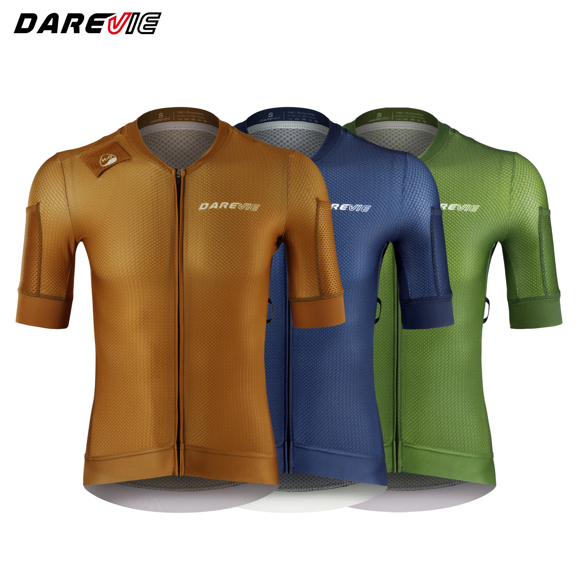 AliExpress DAREVIE Cycling Jersey Gravel 8 Pockets Long Ride Top Level Man Cycling Maillot Non Slip Moisture Winking Men Cycling Clothing