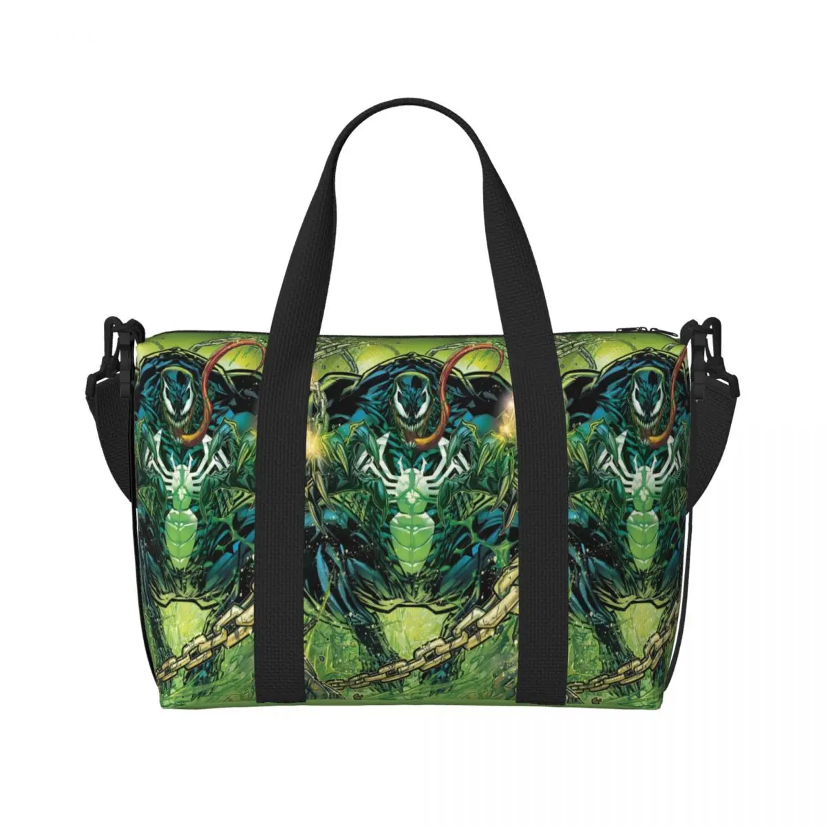 

Пользовательские сумки Venom для покупок, женские сумки-тоут большой вместимости, агрессивные пляжные дорожные сумки для спортзала