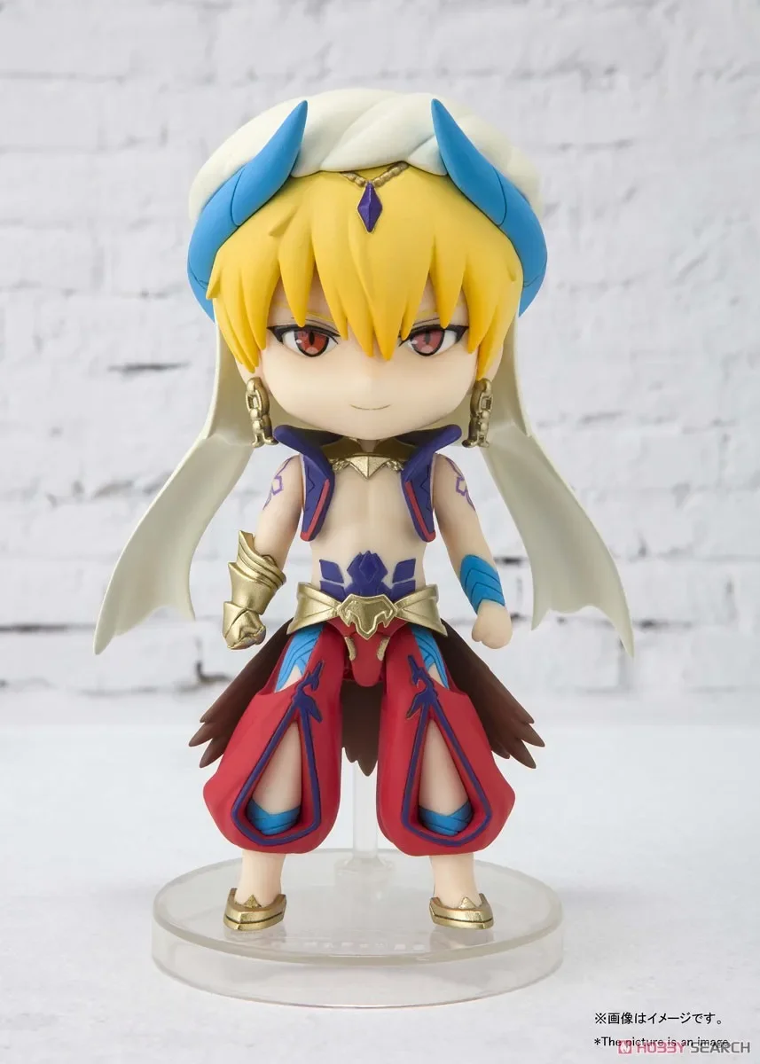 BANDAI Original Figuarts Mini Fate/Grand Order Gilgamesh Anime Action Figure PVC Figure Complete Model Colloection Toy