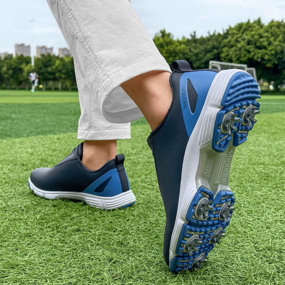 Chaussures de golf coordonnantes pour hommes, grande taille, entraînement professionnel, sports de plein air, loisirs, jogging, marche