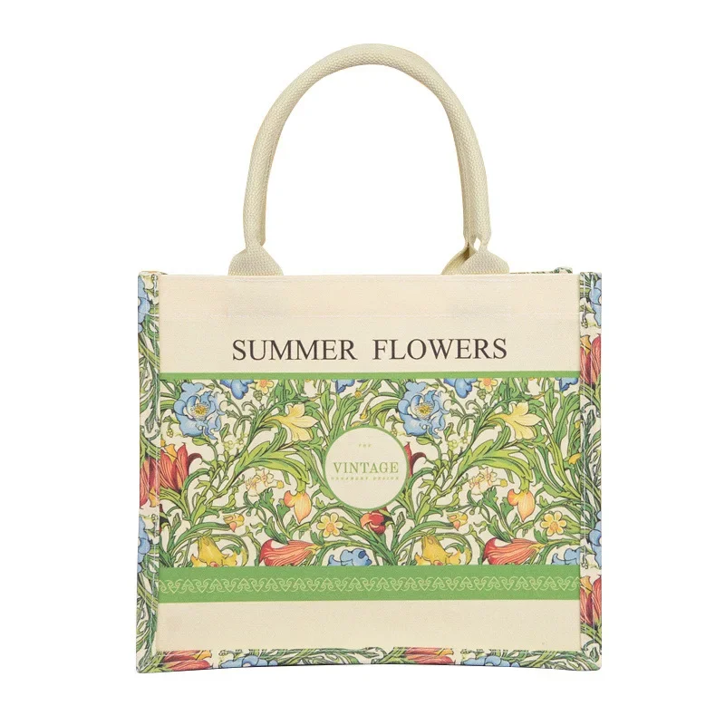 New Fashionable Canva Bag Large Capacity Tote Bag Customizable Logo Canva Pouch Handbag Canva Luggage Bag Customized Gift Bag #4