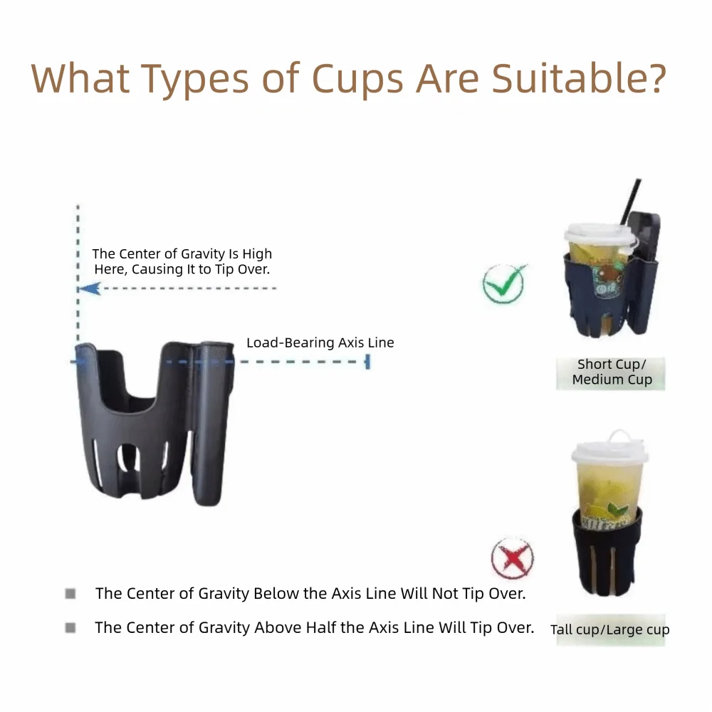 Universal Holder Cup Holder Easy Installation Nonslip Design Bottle Holder Quick Release Infant Feeding Bottle