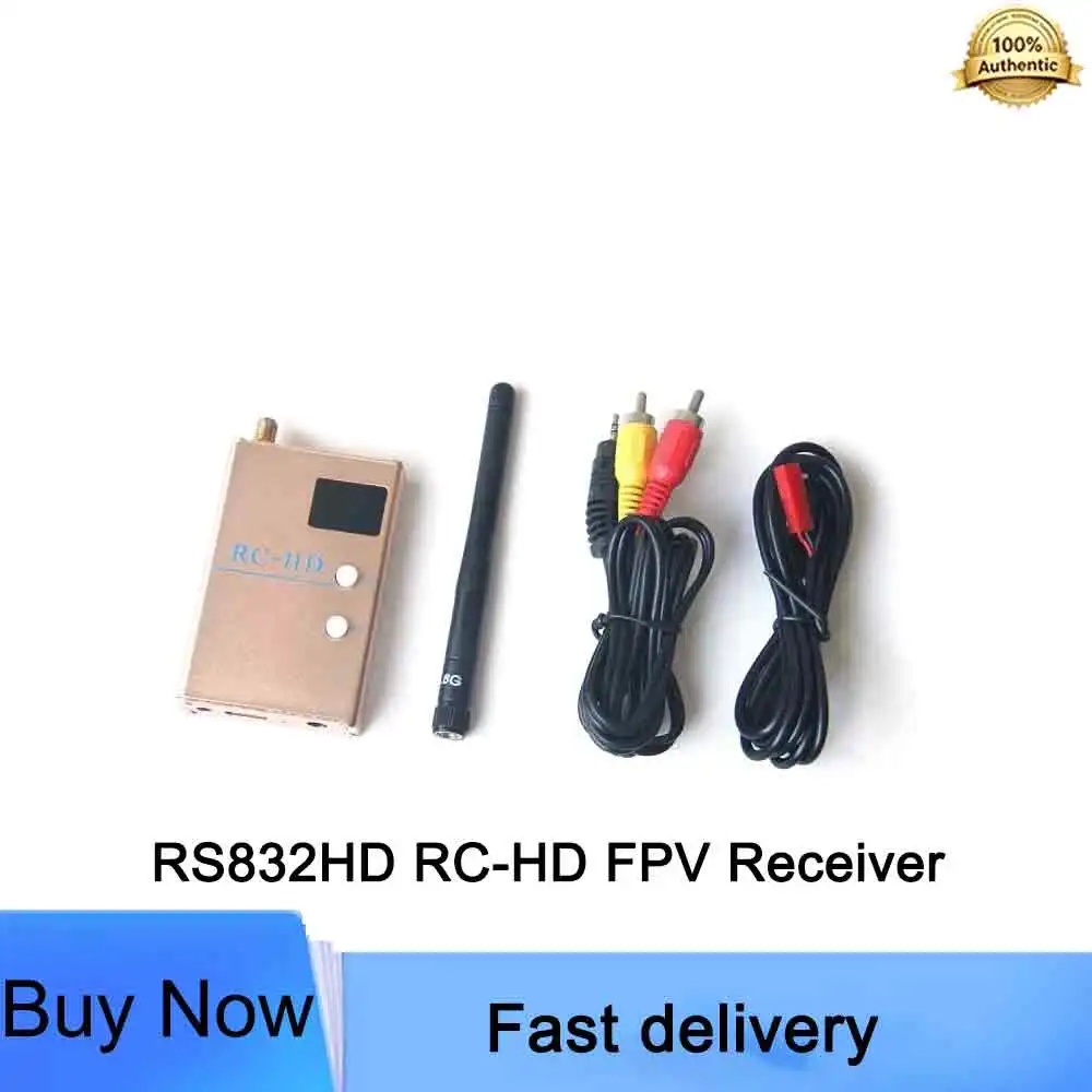RC832HD RC-HD FPV 5.8G 5.8GHz 48CH 48 Channels Receiver HDMI With A/V and Power Cables For Quadcopter F450 S500 S550 RC832