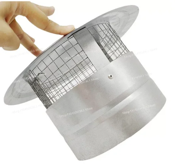 Stainless steel / galvanized rainproof cap for outdoor ventilation pipe, smoke exhaust pipe, chimney cap, stamped accessories