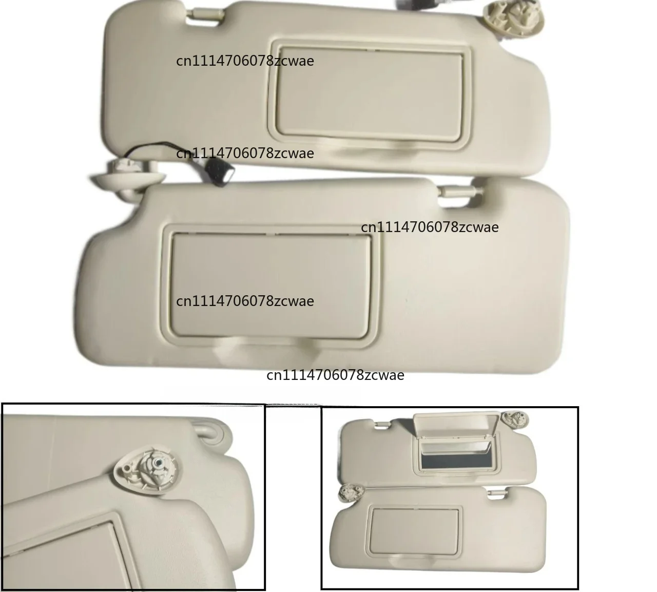 For HONDA CR-V 2012 2013 2014 2015 2016 Car Left and Right Sunshade with Light Sunshade Auto Parts Replacement