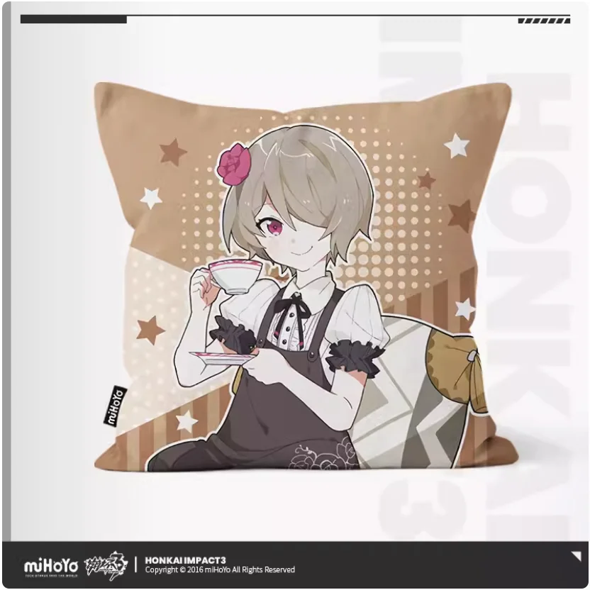 2024 Honkai Impact 3 Very Small Tea Party Series Throw Pillow Rita Liliya·Olenyeva Durandal Rozaliya·Olenyeva Back Cushion Gift