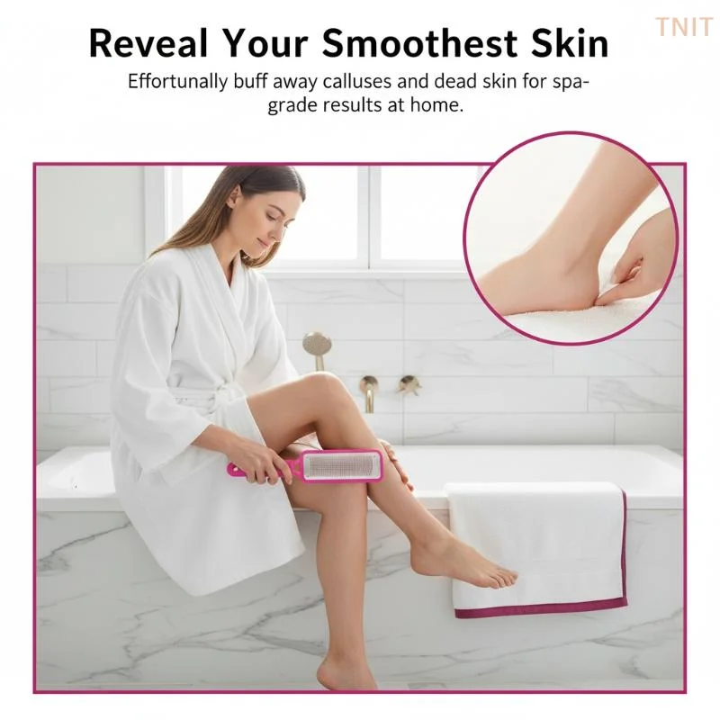 

[J] 1pcs Double Side Foot File Professional Rasp Heel Grater Hard Dead Skin Callus Remover Pedicure Foot Beauty Care Tools