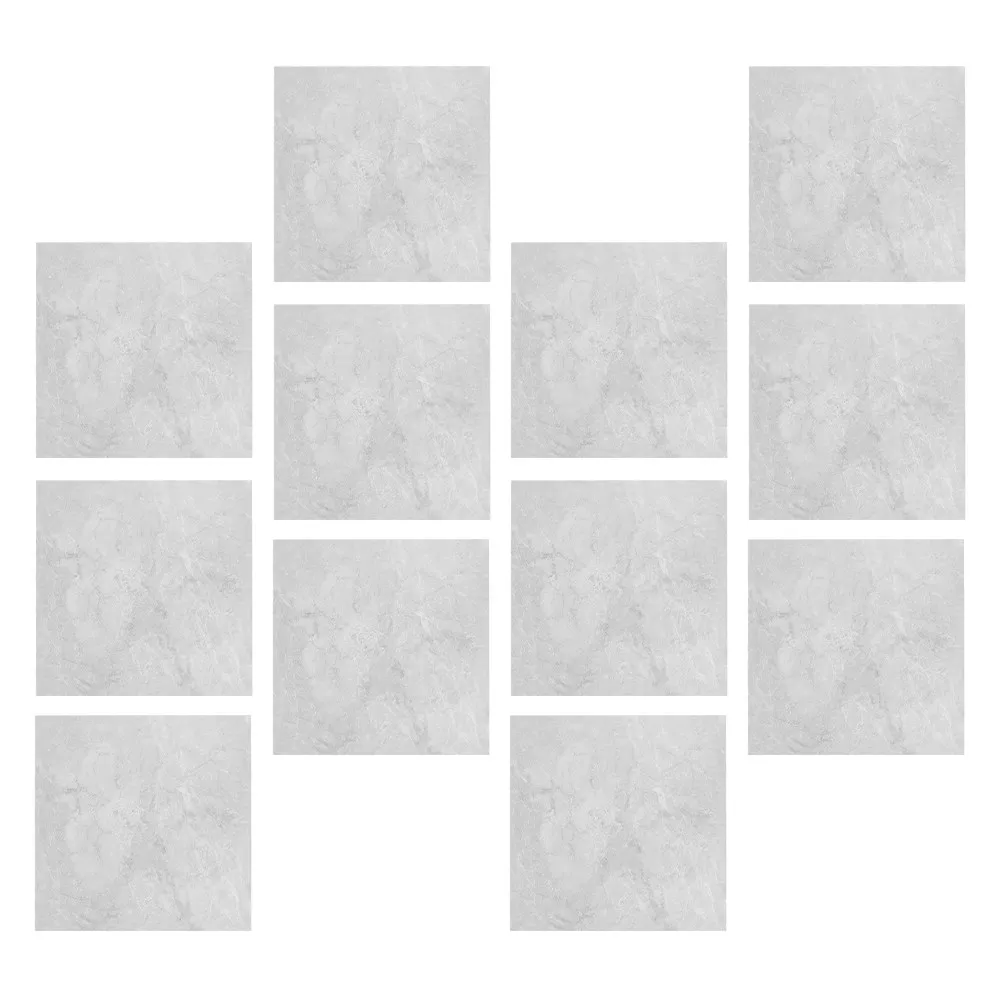 12Pcs 30x30cm Waterproof Self-Adhesive Marble Tile Stickers Kitchen Bathroom Backsplash Realistic Pattern Easy Install