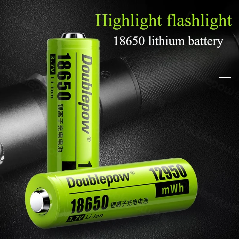 Baterai Lithium N8650 3.7V Kapasitas Tinggi 12950mwh Radio Pengisian Kipas Kecil Remote Control Baterai Pemukul Nyamuk Listrik