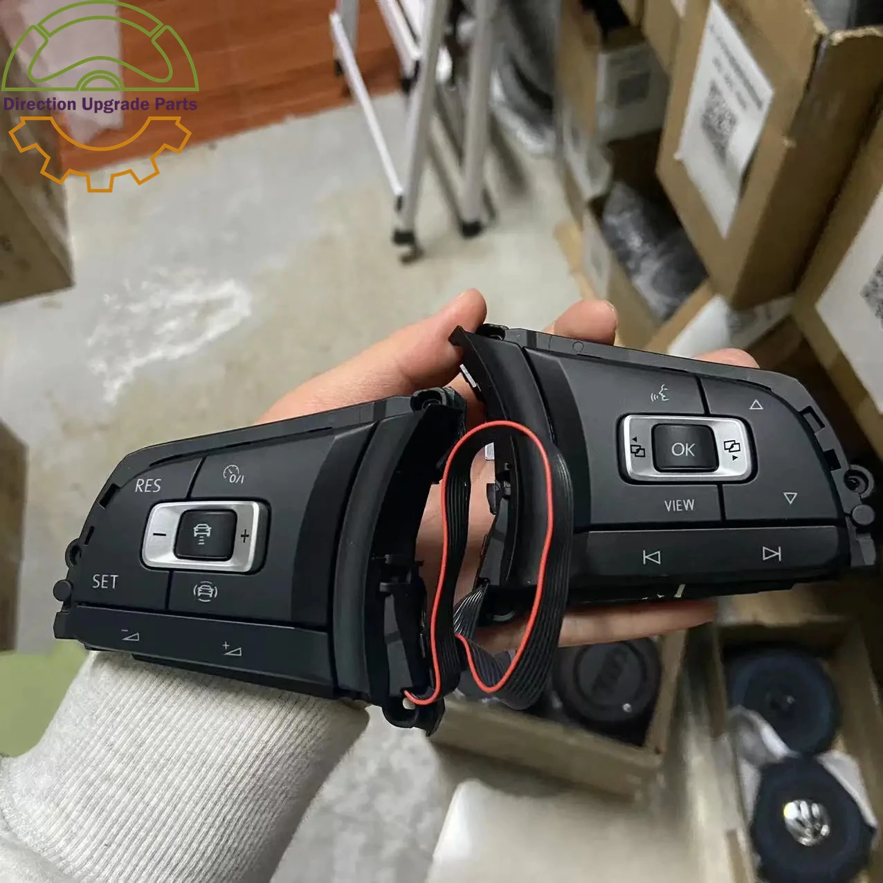

5G0 959 442 AE R Line ACC Controls Button for VW Arteon Golf Variant Passat B8 Variant T-ROC multifunction steering wheel