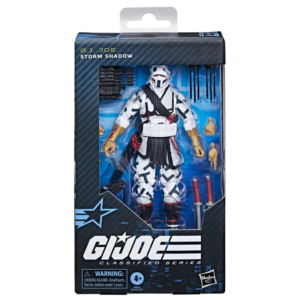 G.i. Joe Classified Series #131, Storm Shadow, Collectible 6 Inch Action Figure, Ninja Toy with 11 Accessories