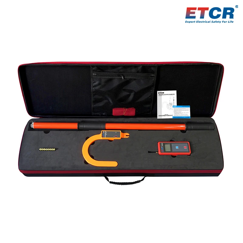 

ETCR9330B Suitable for AC Current Measurement up to 100kV Wireless High Voltage Hook Type Current Meter