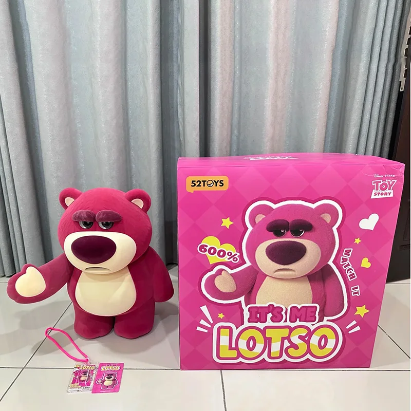 

52toys Disney Lotso Bear Oversized Warning Plus 600% With Follow-Me Eyes Model Decorative Ornament Limited 900 only Collectible
