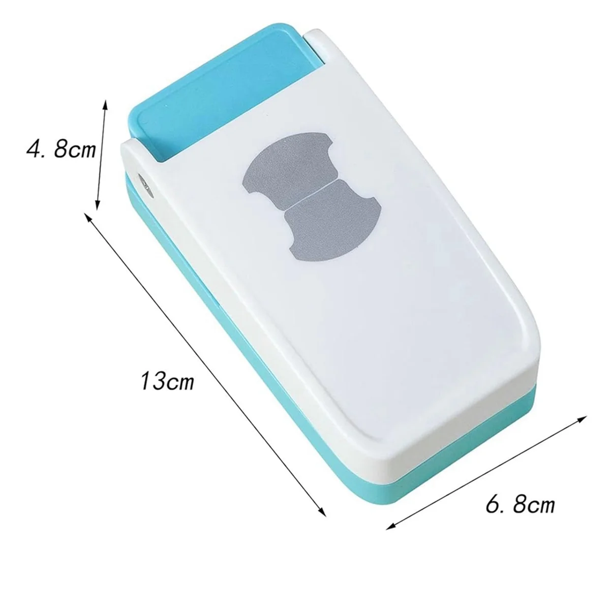 Tab Punch Handheld Map Punch Losse Blad Separator Label Punch Craft Papier Punch Cutter Puncher, Rond