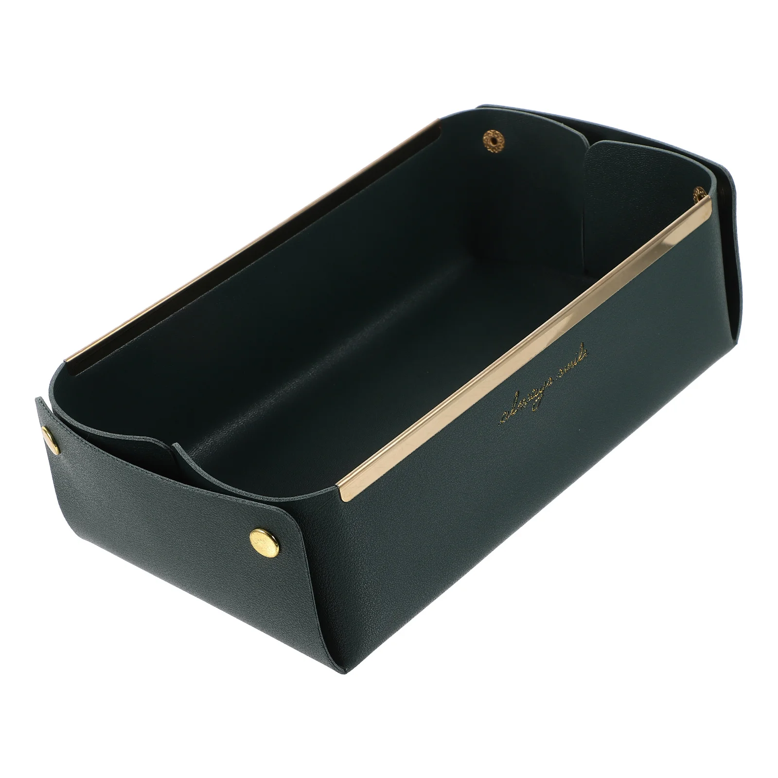 

Jewelry Box Household Dish Bedroom Earring Decorative Dining Table Tray Home Plate Pu Holder Display Trays