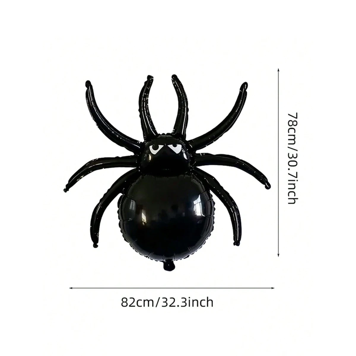 3pcs Halloween black spider balloons, Halloween party, spider theme decoration birthday party supplies