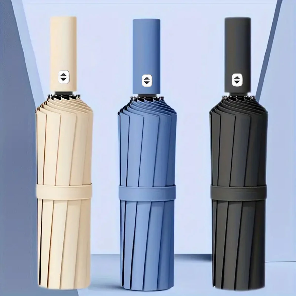 Hot Sale 24 Ribs 106cm Large Automatic Folding Umbrella Rain Sun Protection Portable Outdoor Parasol for Men Women Travel Daily