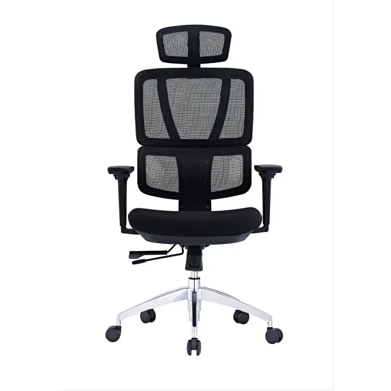 

Elevate Office Chair - Ergonomic Adjustable Lumbar Support System with Aluminum Base 4D Curved Mesh Headrest & 3D Armrest Chair