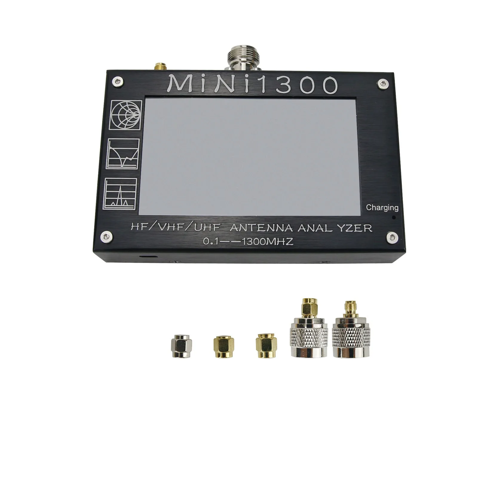 Mini1300 HF/VHF/UHF Antenna Analyzer 0.1-1300MHz with 4.3