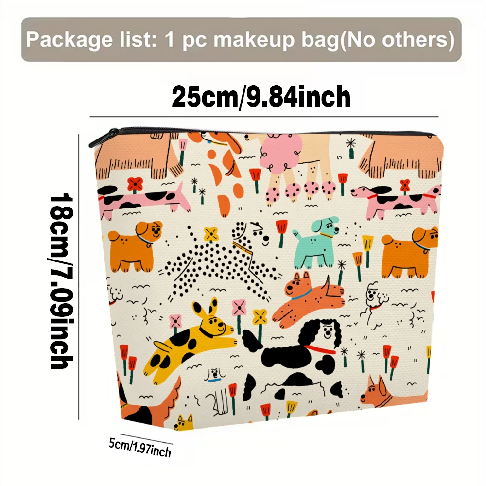 Schicke Kosmetiktasche mit Vintage-Katzenmuster, leichte Make-up-Tasche für Damen und Herren, Münzgeldbörse, Aufbewahrungstasche, Federmäppchen mit Reißverschluss – Detail 9