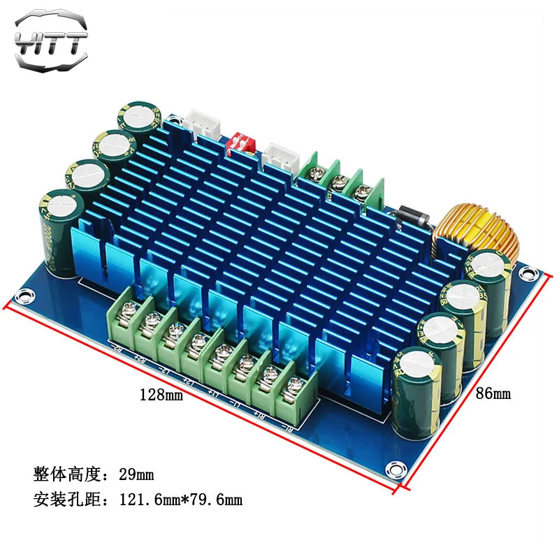 Deluxe TDA7850 car four-channel power amplifier board 4 * 50W high-power audio amplifier board DC12V