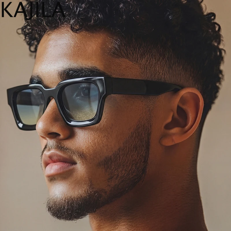 

Vintage Polarized Square Punk Sunglasses Men Women Thick Frame Sun Glasses for Male 2026 Luxury Brand Driving Fashion Shades