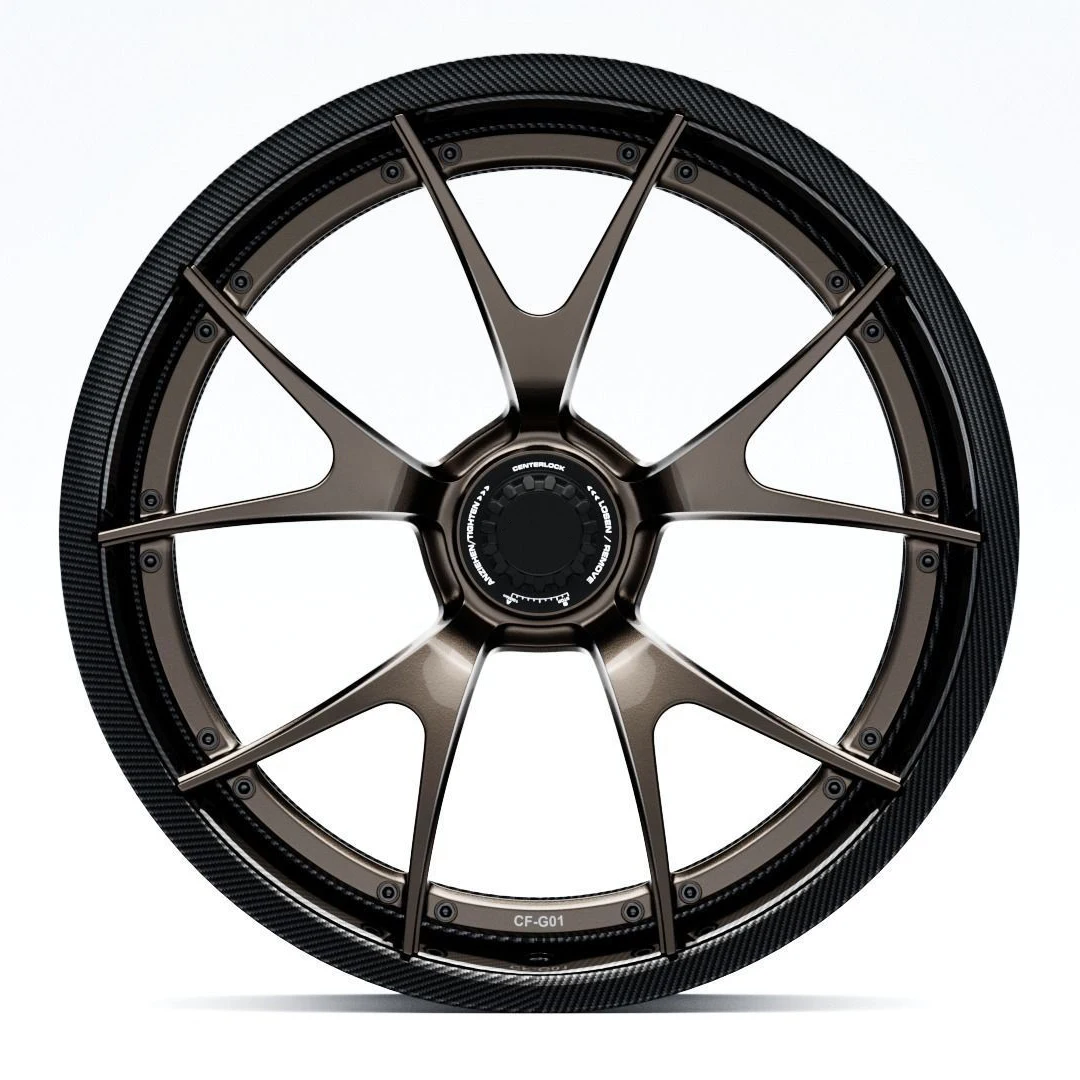 Lightweight High Hardness Carbon Fiber Forged Wheel Rim, Premium Alloy Hub Affordable Universal Auto Mod Parts