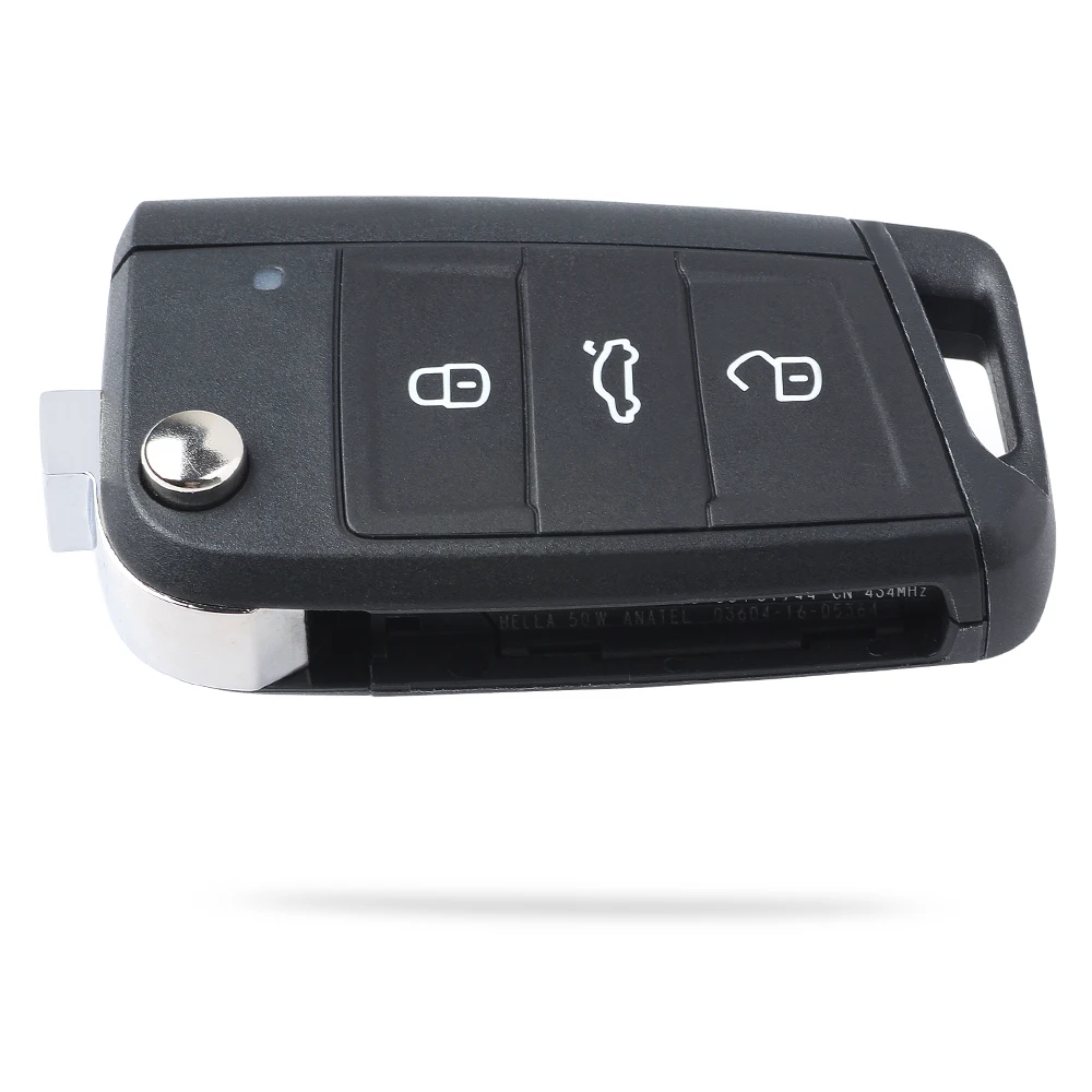 DIYKEY 2G 6959752   2G 6959752 D 2GD 959752 Una chiave remota Keyless Entry Fob 433 MHz 5C/MQB49 per Volkswagen VW Polo 2019+ Skoda Golf Seat