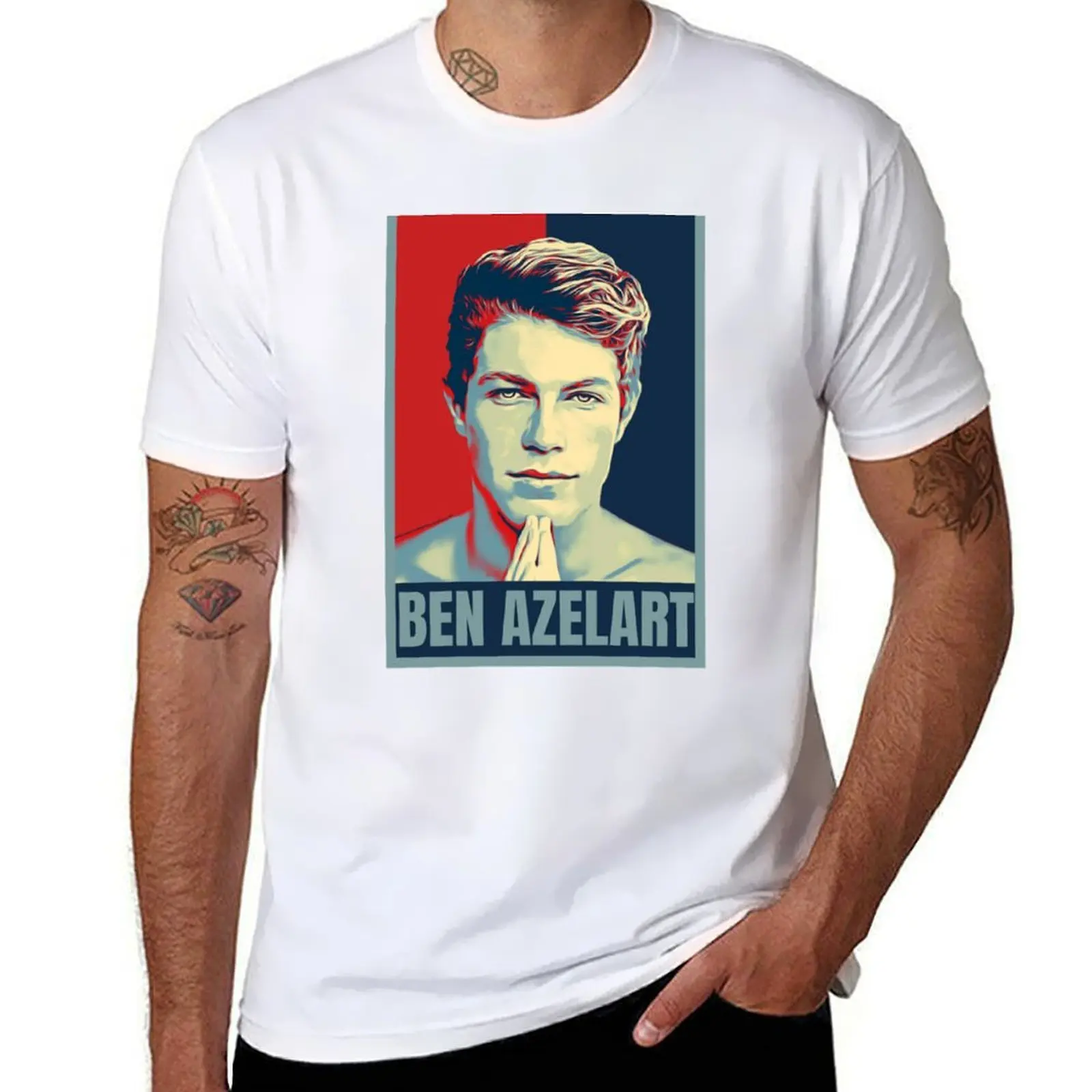 

Ben Azelart T-Shirt t shirt man casual cotton t shirts man 100% T-Shirt