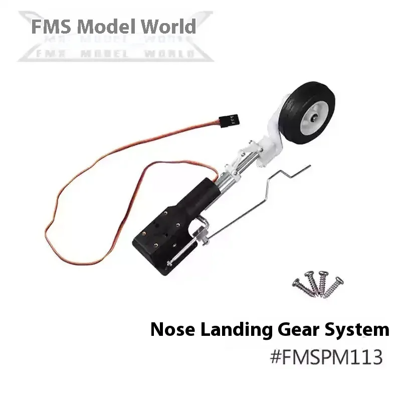 Autocollants de train d'atterrissage de cockpit de queue verticale d'ailes principales, hélice rétractable électronique, accessoires d'avion T-28d de Fms 1400mm