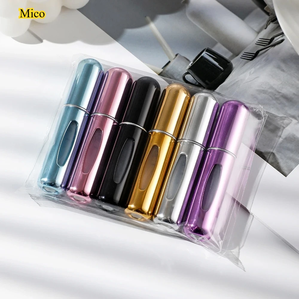 

3Pcs Portable Spray Bottle Travel Suit 5ml Self-priming Bottom Filling Perfume Bottles Set
