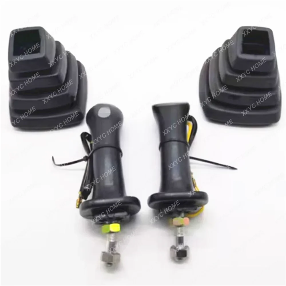 

For Excavator Xugong Yuchai LOVOL Longgong Revo 55/60/65/75-8/80 Rexroth joystick handle glue-dust cover