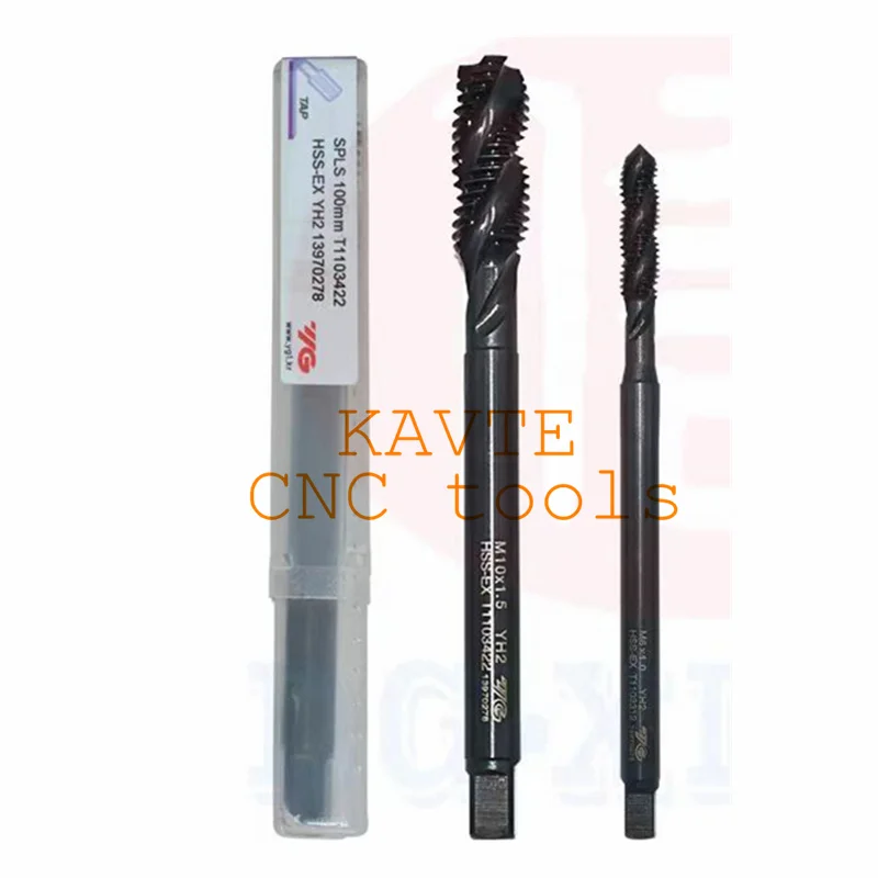Novo 1 peça feita na coreia M3-M20 100mm 150mm YG-1 t1103 t1105 HSS-EX torneira espiral longa processamento: liga de aço, etc.