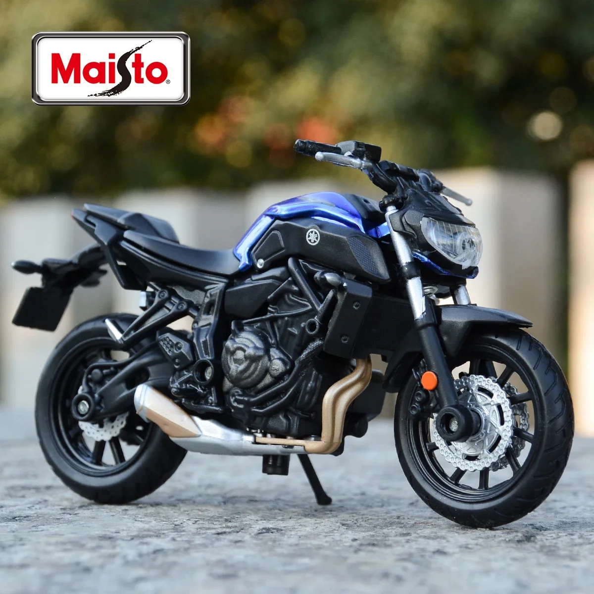 Maisto 1:18 2018 Yamaha MT07 Static Die Cast Vehicles Collectible Hobbies Motorcycle Model Collection Decorate Toys Gift