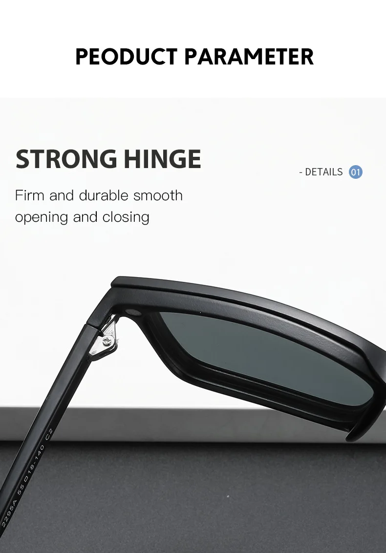 VCKA 5 Clips Magnet Sonnenbrille Objektiv Männer Myopie Fahren Gläser TR90 Rahmen Anpassen Rezept-0,5 ZU-6,0 Frauen brillen – Detail 12