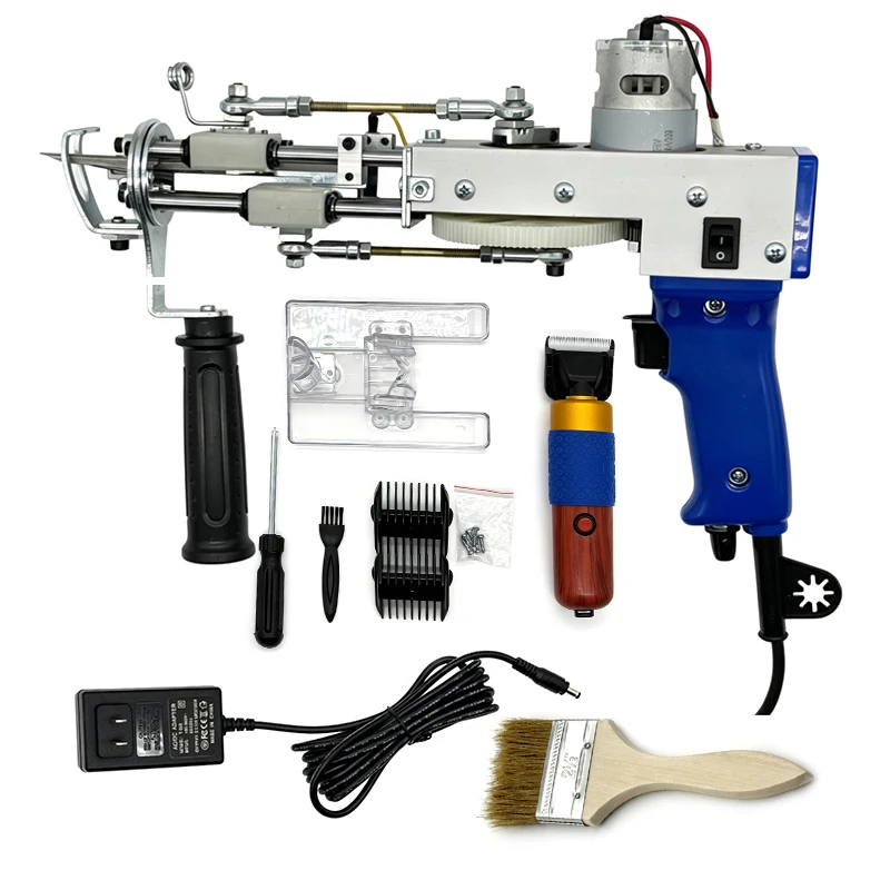 Adjustable Speed Tufting g un Kit Lightweight Handheld Rug Making Machine Complete Tool Kit for Beginners DIY Art Creation