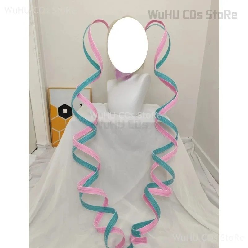 

DY2025 Заколка для волос «Конский хвост» Новогодний парик NEEDY GIRL STREAMER OVERDOSE Kangel Rain Косплей Парик Волосы Ручная работа 1,2 м 1,8 м Блестящая лента H