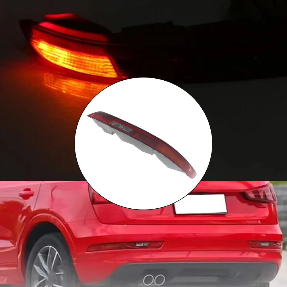 

Car Rear Bumper Brake Light 8UD945095B 8UD945096B For Audi Q3 EU version with halogen bulbs 2016-2018 Tail Turn Signal Lamp