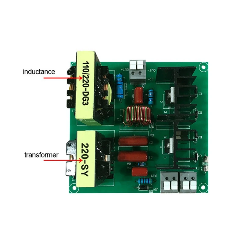 220V 40Khz 150W Ultrasonic Cleaner PCB Driver Boards Circuit Board Kit With Transducer For Car Washer Washing Machine