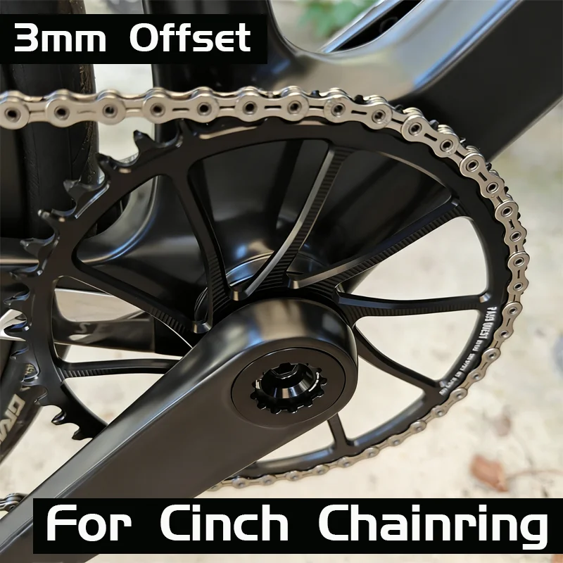 

Звездочка Cinch Chainring Easton Raceface Direct Mount, 40T, 42T, 44T, 46T, 48T, 50T, 52T, 54T, с вылетом 3 мм, одинарная, Narrow Wide